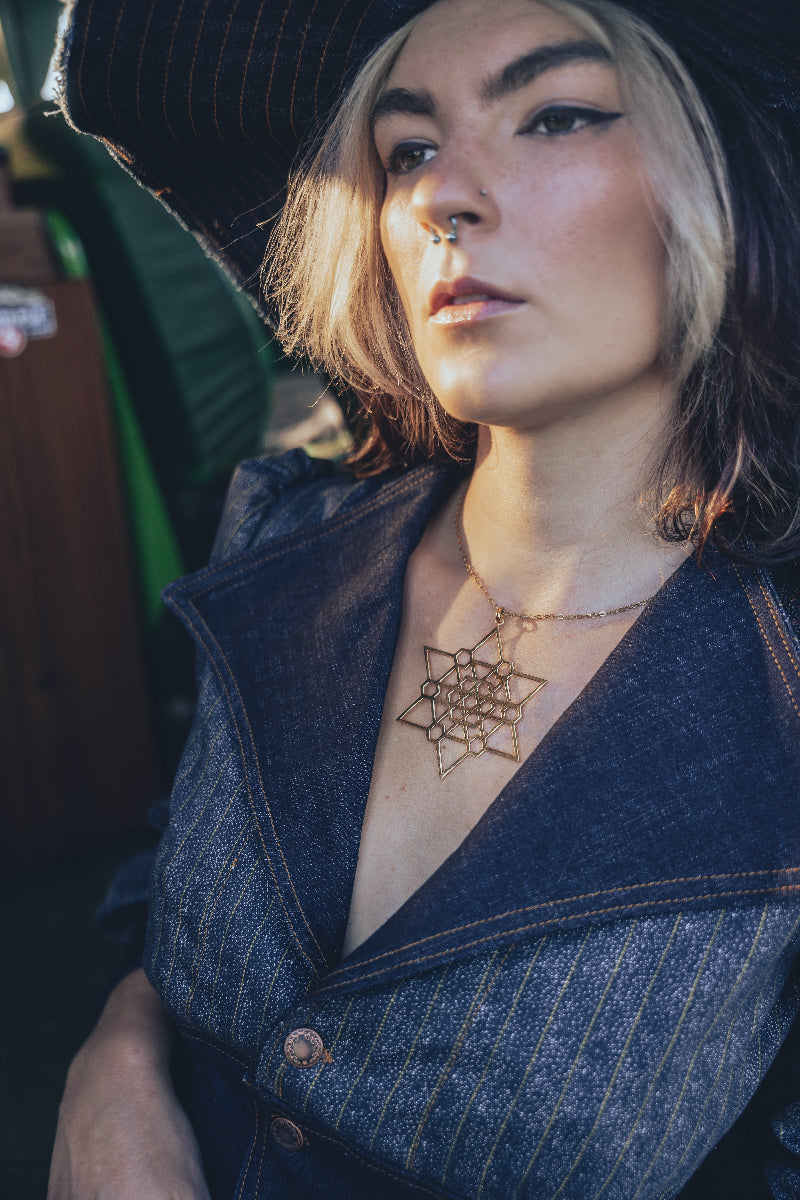 Soul Sister since 1969 - Denim Hippie sunhat