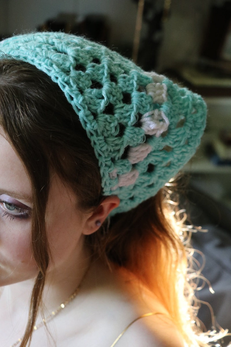 Carol Meyer Crochet's Mint and Cream colour