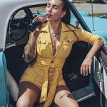 Little Diva Romper - Yellow Soul Sister since 1969