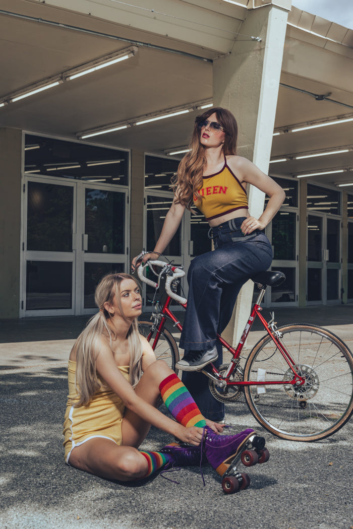 Queen Halter top - yellow - Soul Sister since 1969