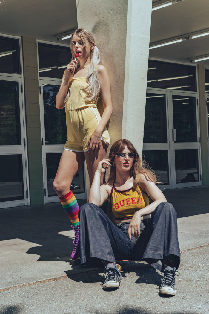 Queen Halter top - yellow - Soul Sister since 1969
