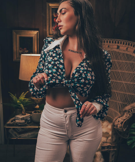 Soul Sister since 1969 - Daisy cropped Blouse