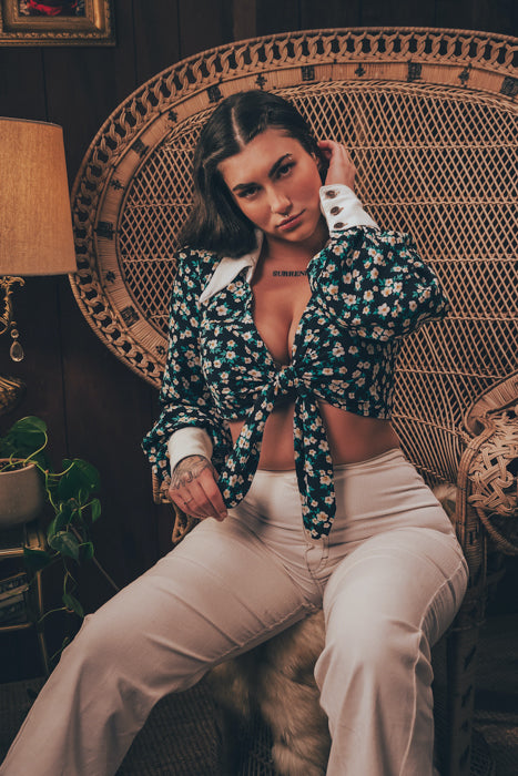Soul Sister since 1969 - Daisy cropped Blouse