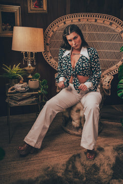 Soul Sister since 1969 - Joan High Rise Bells - Cream Corduroy