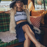 Soul Sister since 1969 - Denim Hippie sunhat 