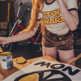 Stop Wars - Vintage Style T- Shirt - Peace Love & Revolution