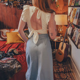 Angie Skirt - Lght Denim