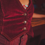 Bianca Waistcoat - Merlot
