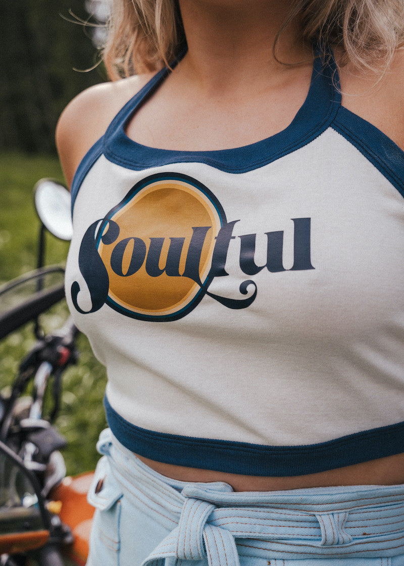 Soulful Graphic Halter Tee