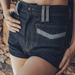 Holly High Rise shorts - Stretch dark Navy Denim - Soul Sister since 1969