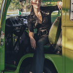 Diva Jumpsuit - Black stretch Denim - Soul Sister since 1969