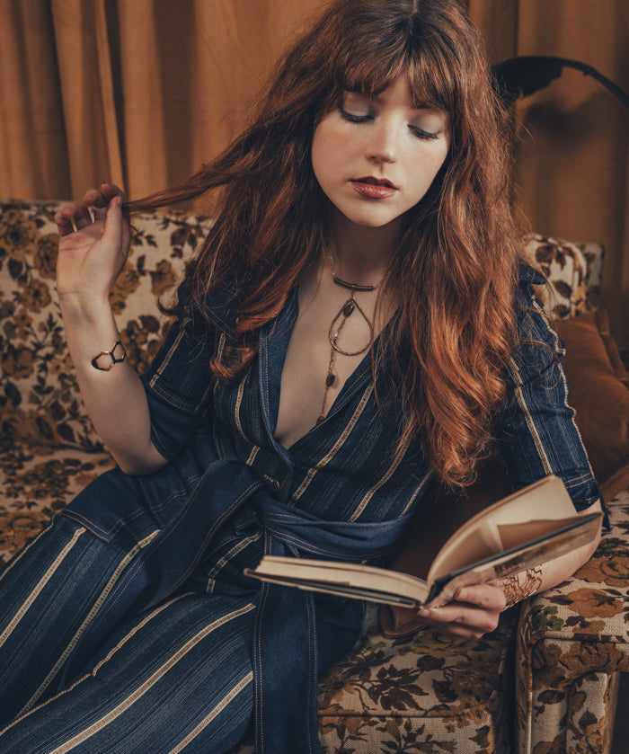 Striped Diva Jumpsuit Retro Onesie Soul Sister since 1969