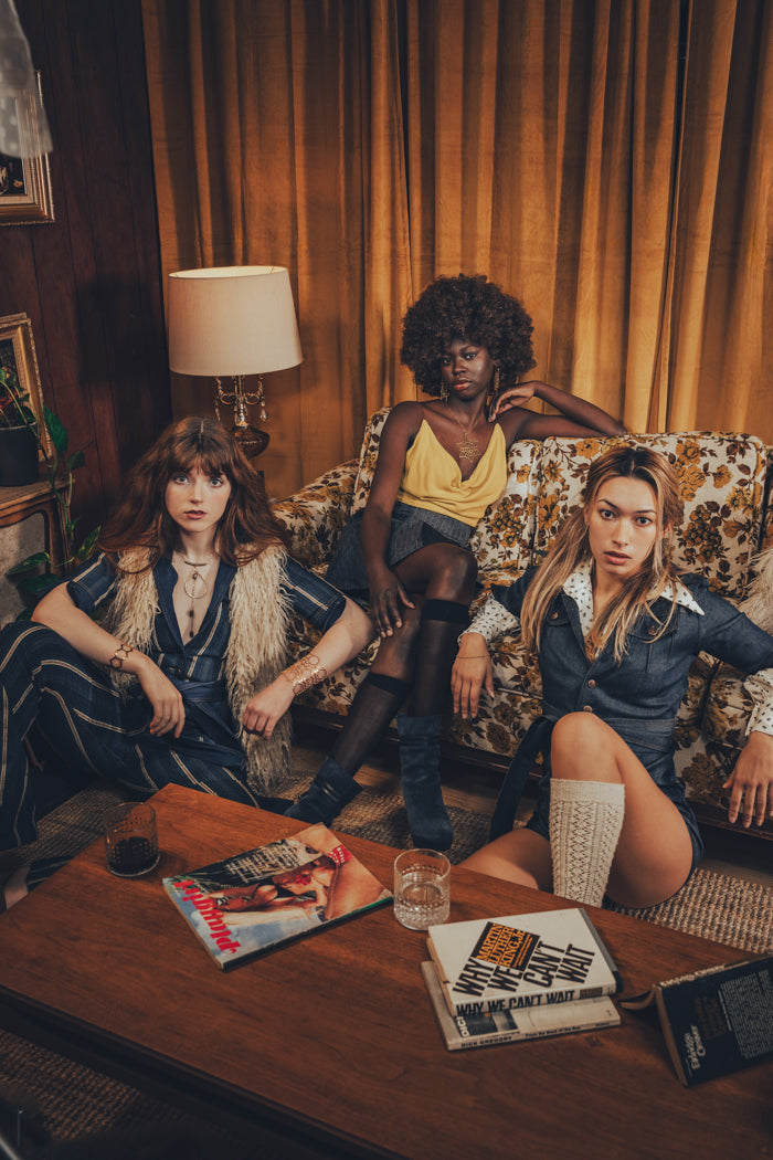 Striped Diva Jumpsuit Retro Onesie Soul Sister since 1969