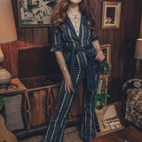 Striped Diva Jumpsuit Retro Onesie Soul Sister since 1969