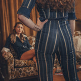 Striped Diva Jumpsuit Retro Onesie Soul Sister since 1969