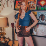 70s  retro style shorts by Soul Sister since 1969