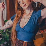 70s Brown high waisted retro style shorts designed for Soul Sister since 1969