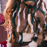 Wild HoneyWood Bomber Jacket