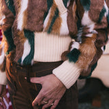 Wild HoneyWood Bomber Jacket
