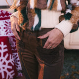 Wild HoneyWood Bomber Jacket