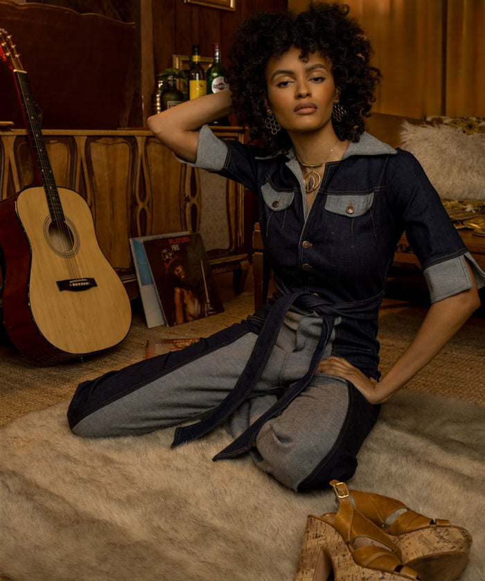 Funky Diva Jumpsuit - 2 Tone - Soul Sister since 1969