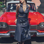 Holly Halter top - Denim- Soul Sister since 1969