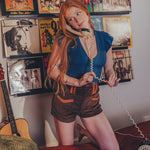 70s high waisted retro shorts 