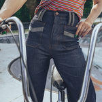 Holly High Rise jeans - Stretch dark Navy Denim - Soul Sister since 1969