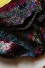 One of a kind Granny Square bag - Carol Meyer Crochet Originals - Burgundy