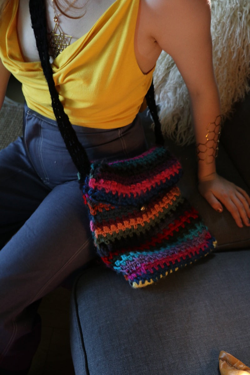 One of a kind  crochet bag - Carol Meyer Crochet originals