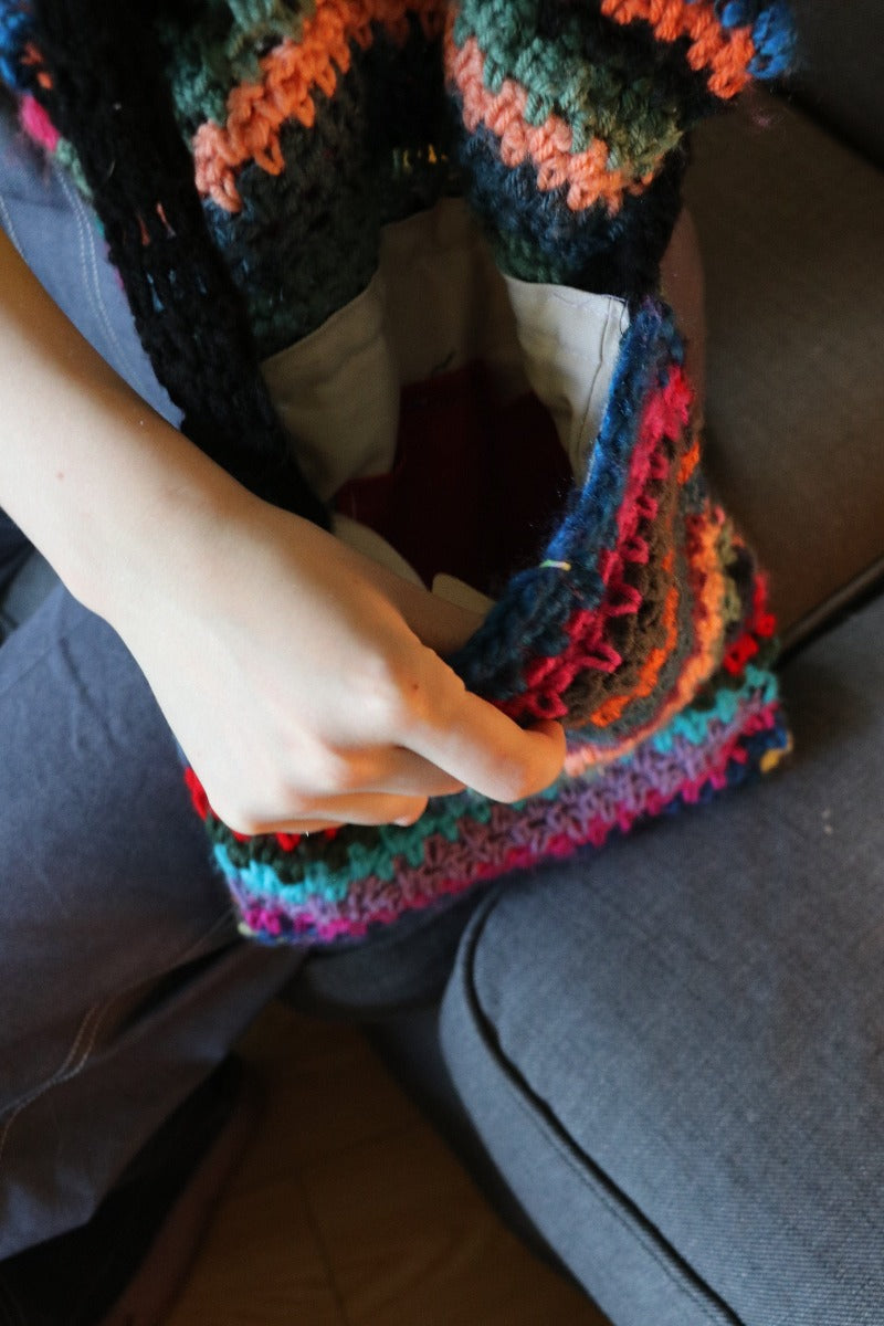 One of a kind  crochet bag - Carol Meyer Crochet originals