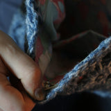 One of a kind Granny Square bag - Carol Meyer Crochet Originals - Blue