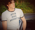 High & Mighty t shirt - Blue - Soul Sister since 1969