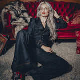 Jackie jumpsuit - Black Denim - Soul Sister since 1969