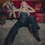 Jackie jumpsuit - Black Denim - Soul Sister since 1969