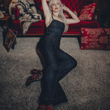 Jackie jumpsuit - Black Denim - Soul Sister since 1969