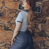 Jackie Fitted overalls - Denim - Soul Sister since 1969