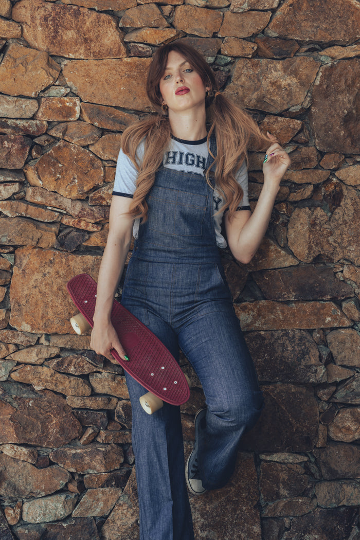 Jackie Fitted overalls - Denim - Soul Sister since 1969