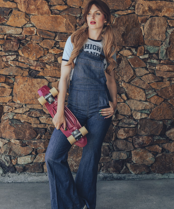 Jackie Fitted overalls - Denim - Soul Sister since 1969