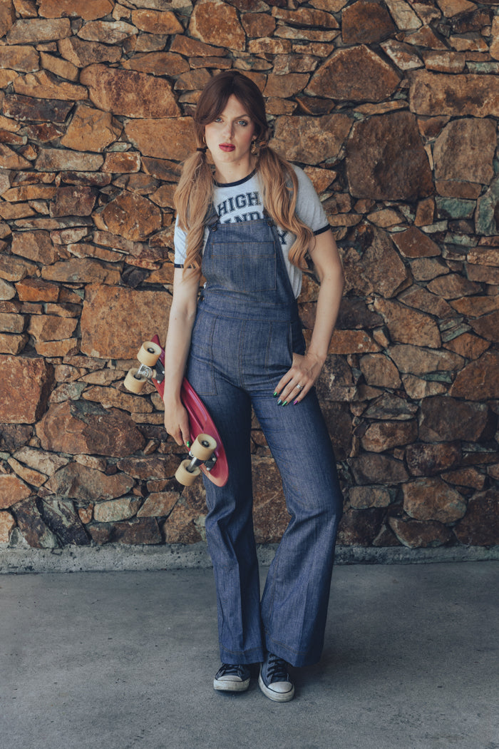 Jackie Fitted overalls - Denim - Soul Sister since 1969