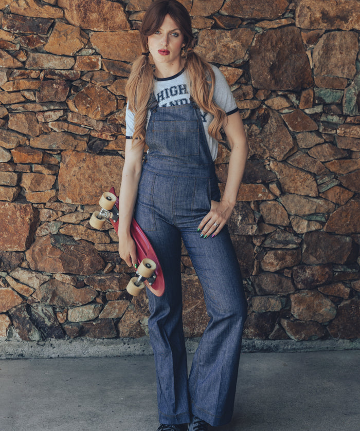 Jackie Fitted overalls - Denim - Soul Sister since 1969