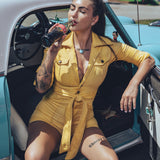 Little Diva Romper - Yellow Soul Sister since 1969