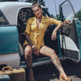 Little Diva Romper - Yellow Soul Sister since 1969