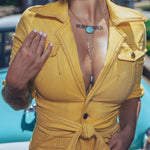 Little Diva Romper - Yellow Soul Sister since 1969