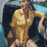 Little Diva Romper - Yellow Soul Sister since 1969