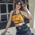 Queen Halter top - yellow - Soul Sister since 1969