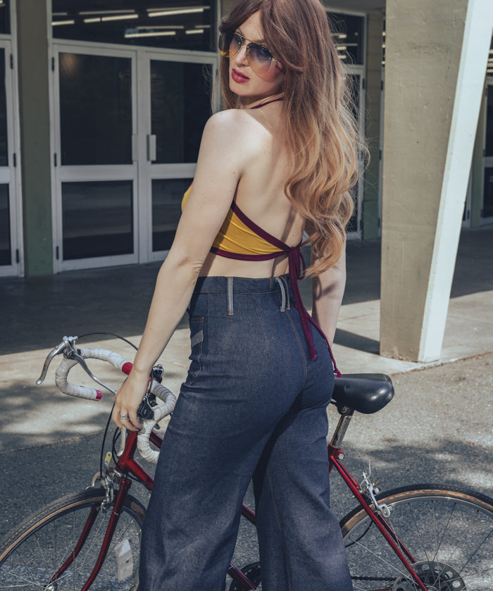 Queen Halter top - yellow - Soul Sister since 1969
