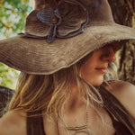 Soulful Hippie Hat Brown Faux suede 