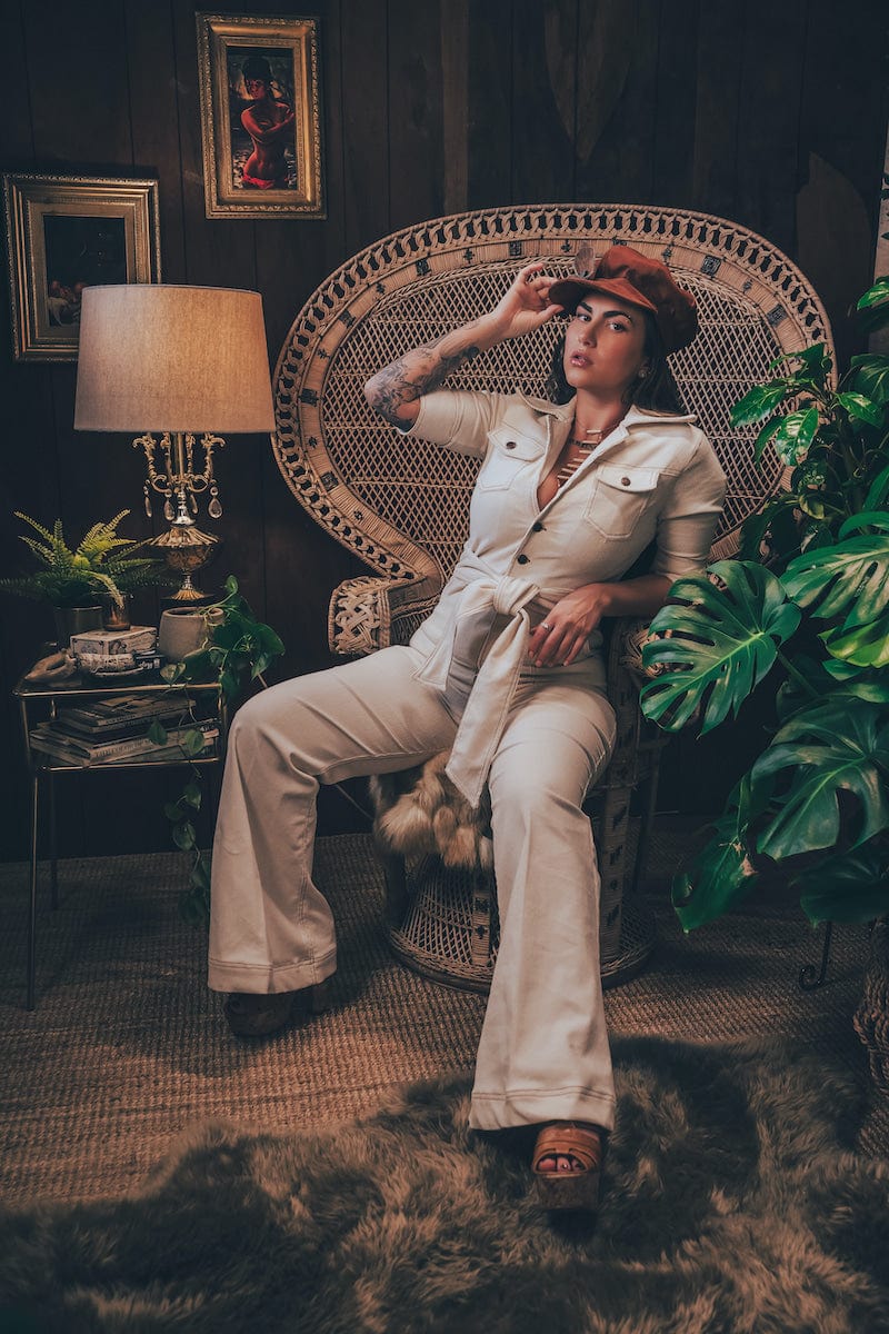 Soul Sister Since 1969 - Paper Girl Hat - Tobacco