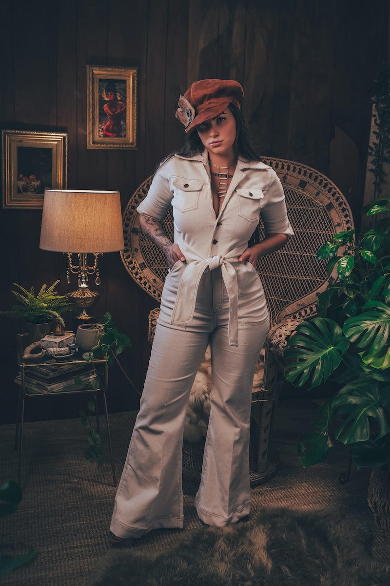Soul Sister Since 1969 - Paper Girl Hat - Tobacco
